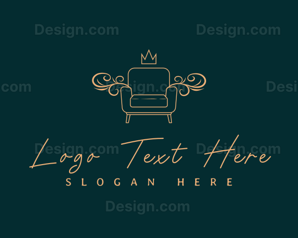 Luxury Sofa Furniture Logo