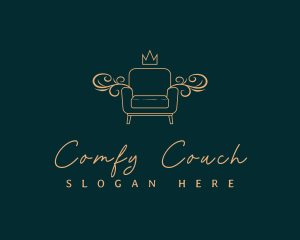 Luxury Sofa Furniture logo design