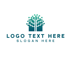 Eco Tree Pixel logo