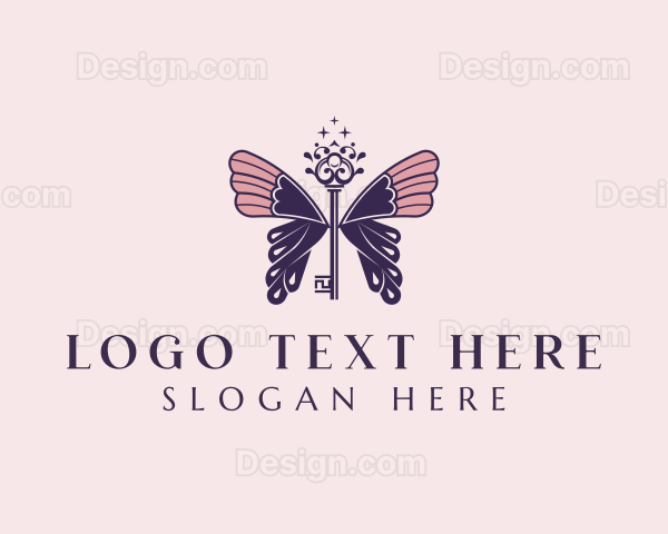 Boutique Butterfly Key Logo