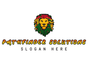 Jamaica Lion Rastafari Logo