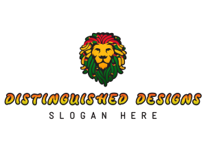 Jamaica Lion Rastafari logo