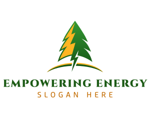 Pine Tree Power Plant logo design