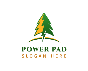 Pine Tree Power Plant logo design