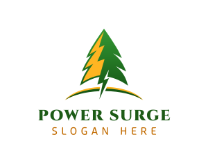 Pine Tree Power Plant logo design