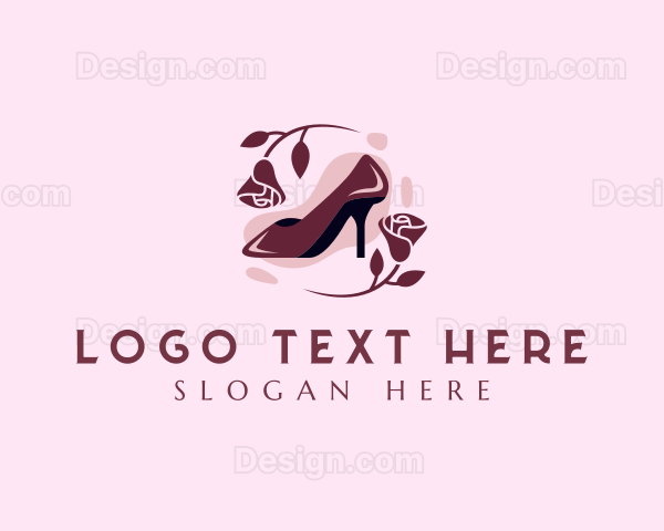 Flower Stilettos Fashion Logo