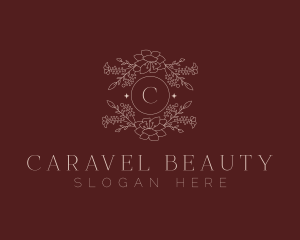 Floral Flower Cosmetics logo design