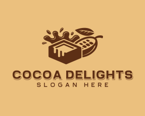 Organic Choco Confectionery logo design