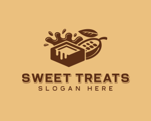 Organic Choco Confectionery logo design