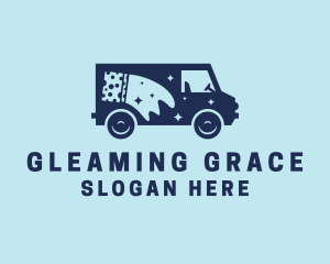 Sparkle Van Cleaning logo design