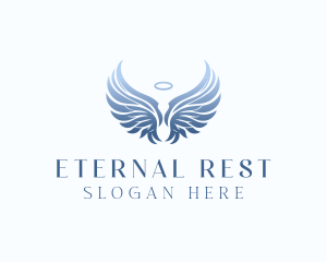 Angel Wings Halo logo design