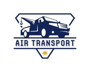 Trucking Freight Vehicle logo design