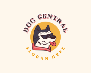 Cool Dog Sunglasses logo design