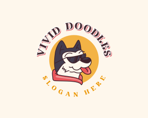 Cool Dog Sunglasses logo design