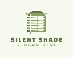 Green Blinds Jalousie logo design