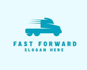 Fast Trailer Truck logo design