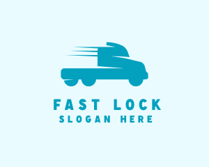 Fast Trailer Truck logo design