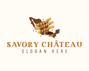 Mexican Churros Snack logo design