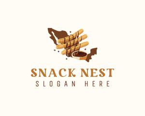 Mexican Churros Snack logo design