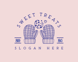 Sweet Cookie Mittens logo design