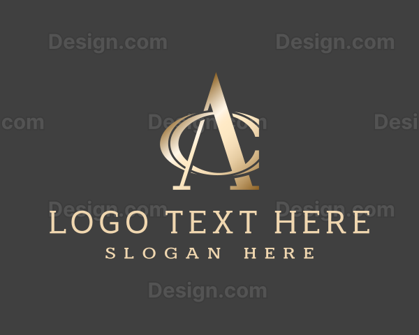 Metallic Luxury Brand Logo