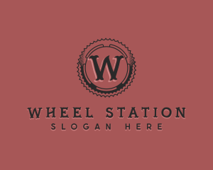 Mechanic Cog Wheel logo