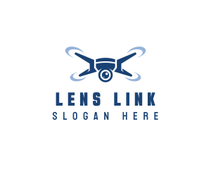 Drone Lens Photography logo design