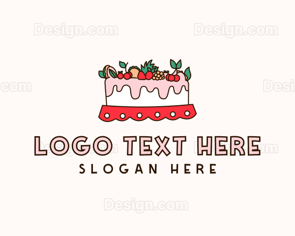 Fruity Cake Decoration Logo