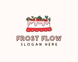 Fruity Cake Decoration logo design