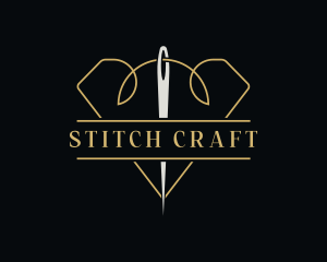 Handmade Thread Needle logo design