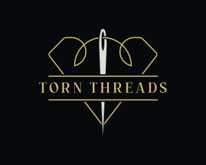 Handmade Thread Needle logo design