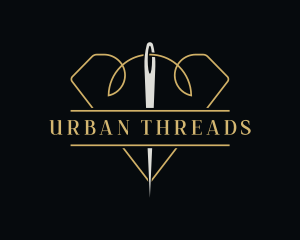 Handmade Thread Needle logo design