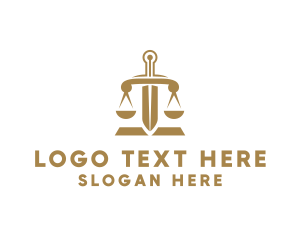 Bronze Legal Sword logo