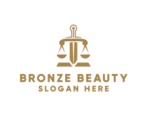 Bronze Legal Sword logo