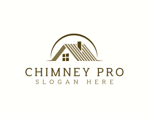 Residential Home Roof logo design