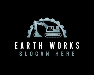Excavator Cogwheel Machine logo