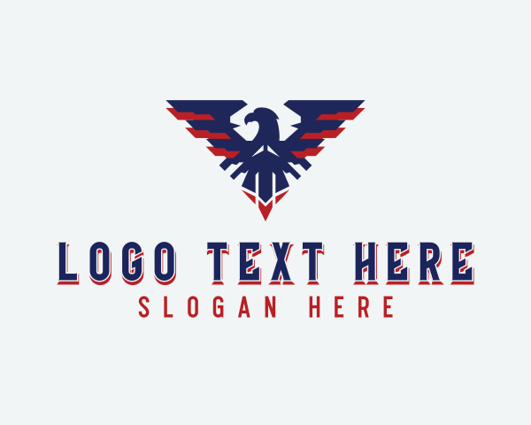 Bald Eagle logo example 1