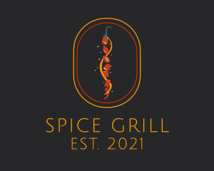 Jalapeno Pepper Spice  logo design