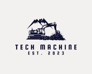 Excavator Mountain Machine logo
