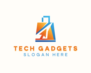 Tech Gadget Online Shopping logo design