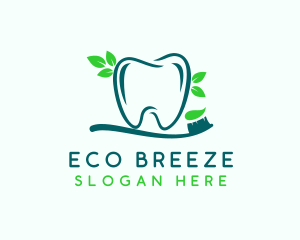 Eco Dental Toothbrush  logo design