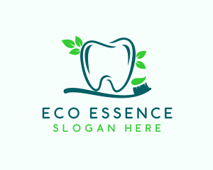 Eco Dental Toothbrush  logo design