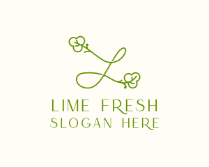 Green Fresh Letter L logo design