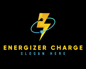 Lightning Bolt Plug logo design