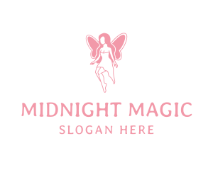 Fairy Woman Wings logo