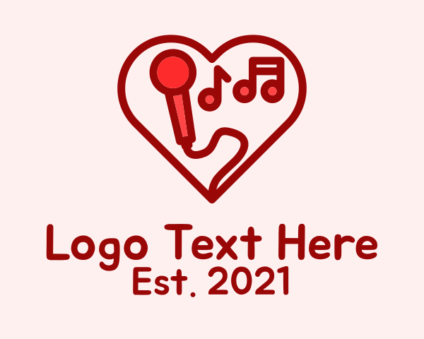 Heart logo example 2