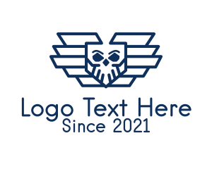 Blue Skull Air Force  logo