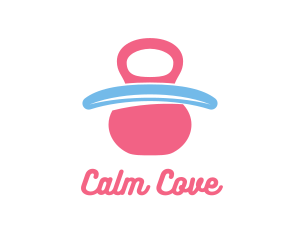 Pink Baby Pacifier logo