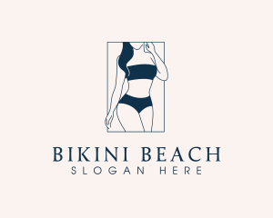 Sexy Woman Bikini logo design