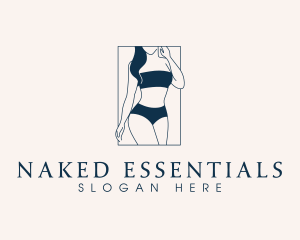 Sexy Woman Bikini logo design